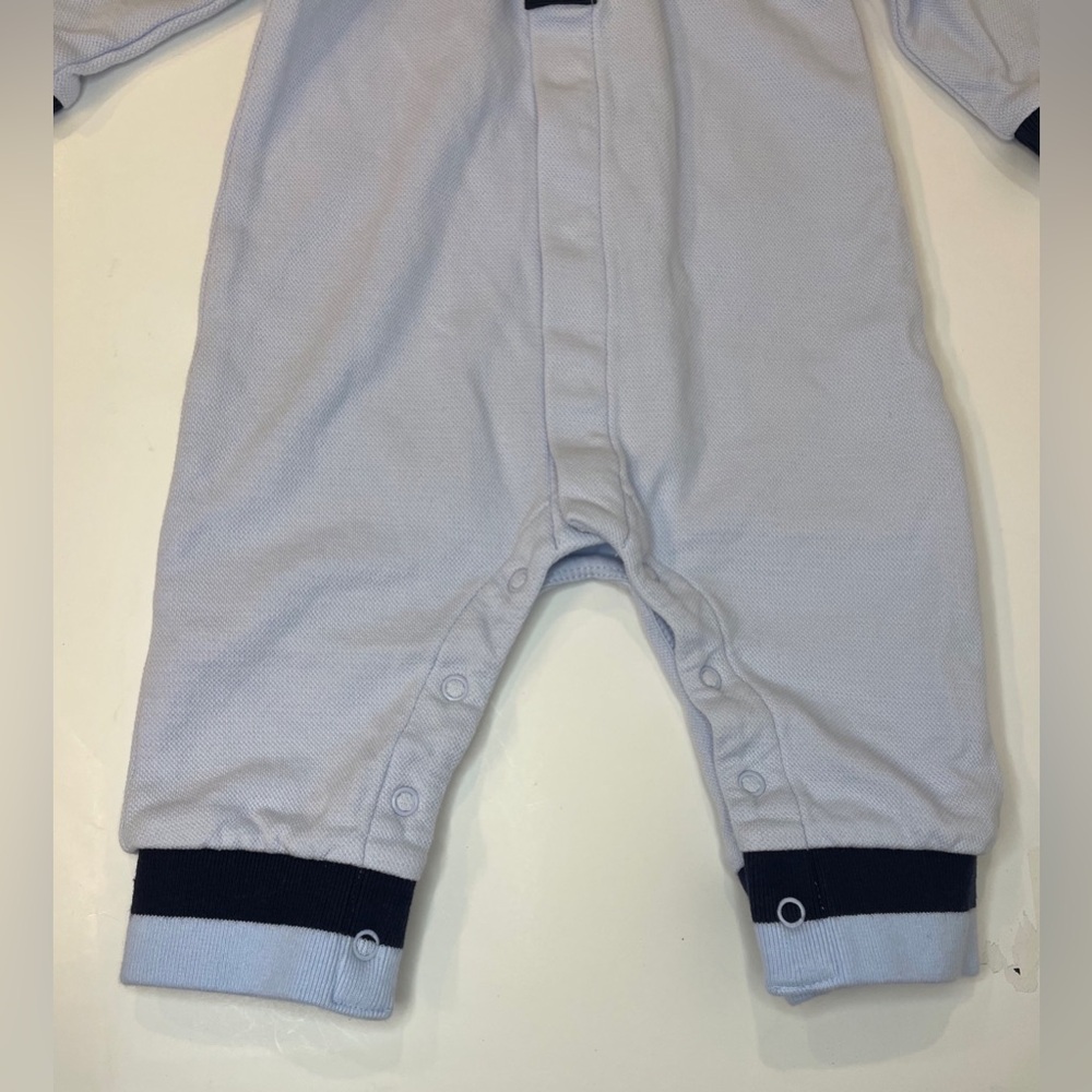 Boss Kid’s Kidswear Logo Overalls‎ Blue and Navy Rompers Size 6 month - Picture 6 of 10